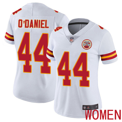 Women Kansas City Chiefs #44 ODaniel Dorian White Vapor Untouchable Limited Player Nike NFL Jersey